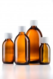 MedoPac 300ml Amber Glass Bottle with cap (Single)