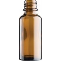 50ml Round Amber Glass Dropper Bottle with t/e cap and insert (Single)