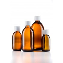 MedoPac 100ml Amber Glass Bottle with cap (Single)